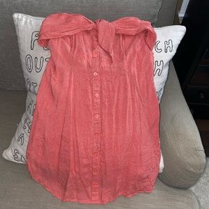 American Threads Strapless Dress